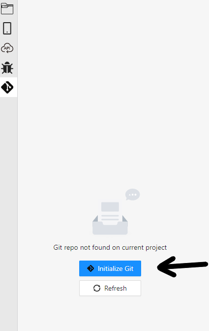 initializeGitButton